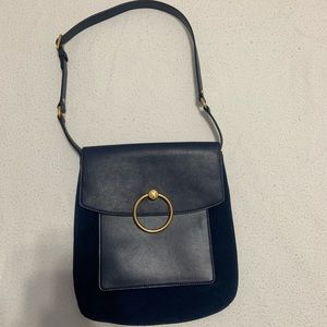 Tory Burch Farrah Shoulder Bag Royal Navy